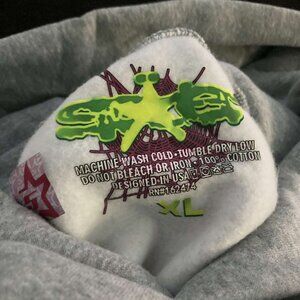 Sp5der Big Star Graphic Hoodie Gray XL